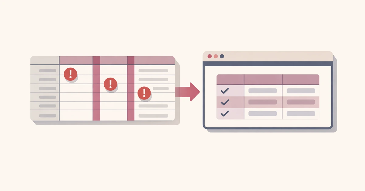 How to Validate CSV Files Before an Import Fails
