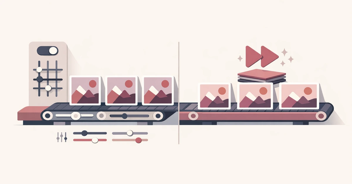 Converty vs Squoosh pour des lots WebP rapides