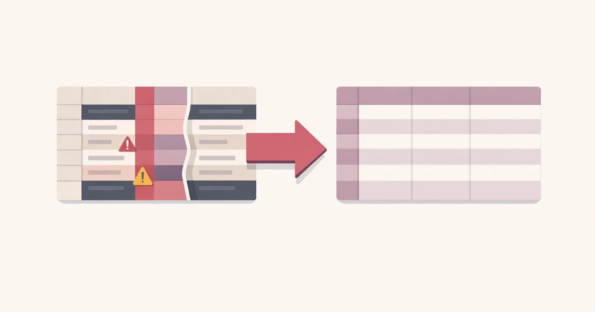 CSV-Delimiter-Probleme vor dem Import beheben